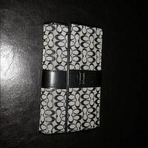Black coach wallet
