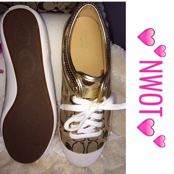 Coach Sig Jacquard Sneakers. Size 8.5M - Picture 2 of 3