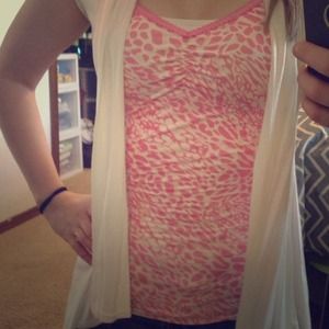 Express Cheetah print tank