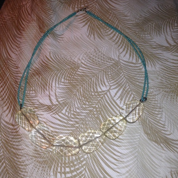 🎀handmade🎀 20' long acrylic bead necklace