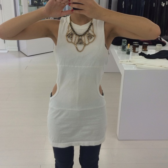 Custom T-Shirt cutout dress