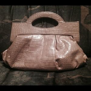 Faux snake skin clutch Faux snake skin clutch