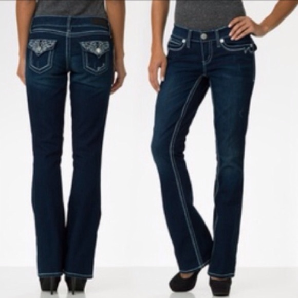 🎉3x HOST PICK🎉Seven7 Warhol Embroidery Jeans - Picture 4 of 4