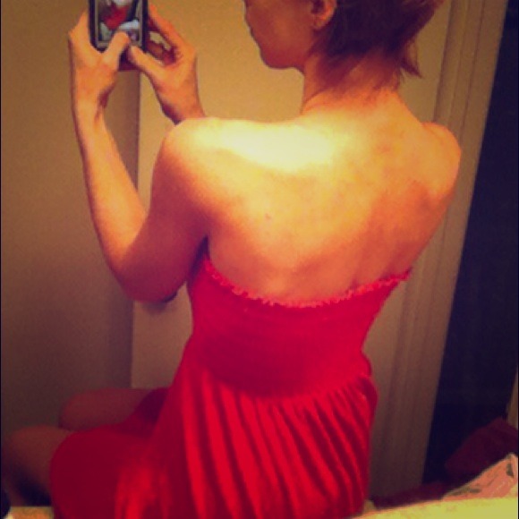 Red Juicy Couture terry dress