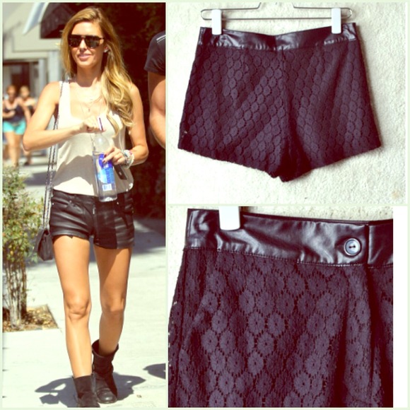 Pants - ❗️SALE❗️ NEW Black Lace Shorts