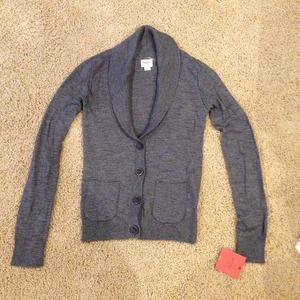 Lightweight grey cardigan