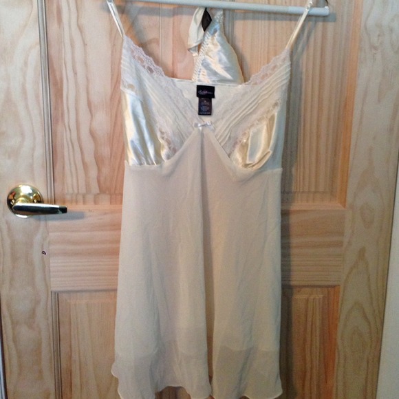 Off white nightie w/ g string