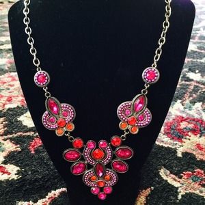 Pink stones statement piece!
