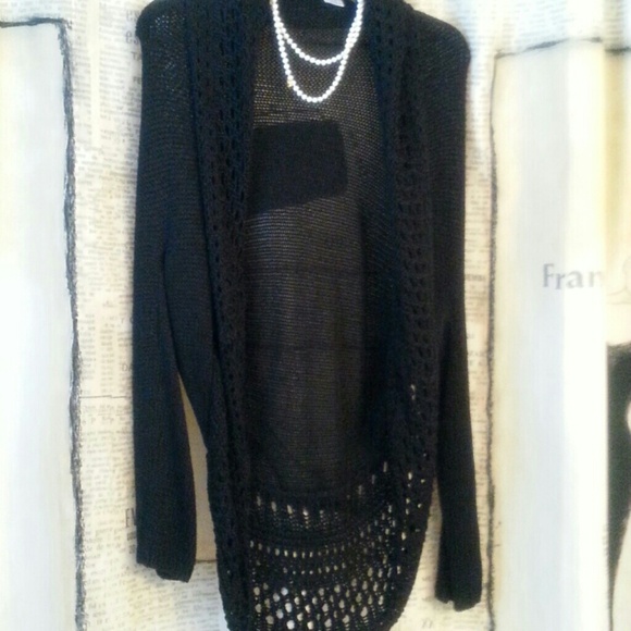 White House Black Market  (WHBM) Sweater Wrap - Picture 1 of 2
