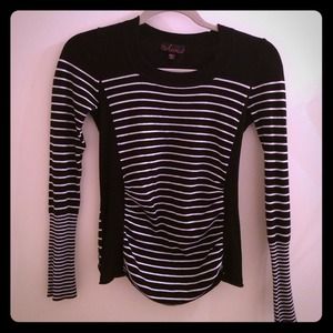 Stripped long sleeve shirt