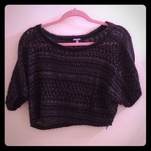 Knit crop top