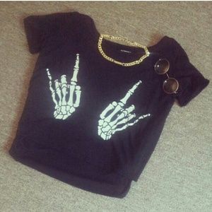 Graphic tee.
