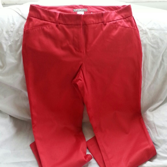 Red dress pant