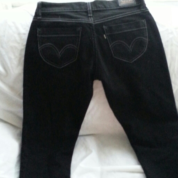 skinny black levis