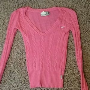 Pink Hollister Sweater