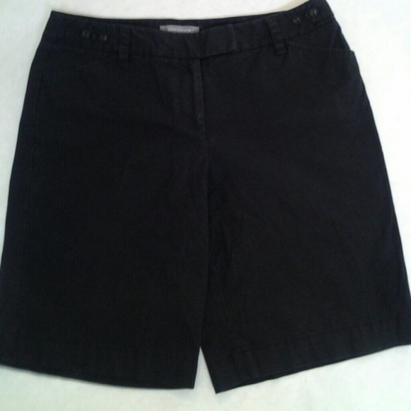 Black Ann Taylor Boardwalk Shorts