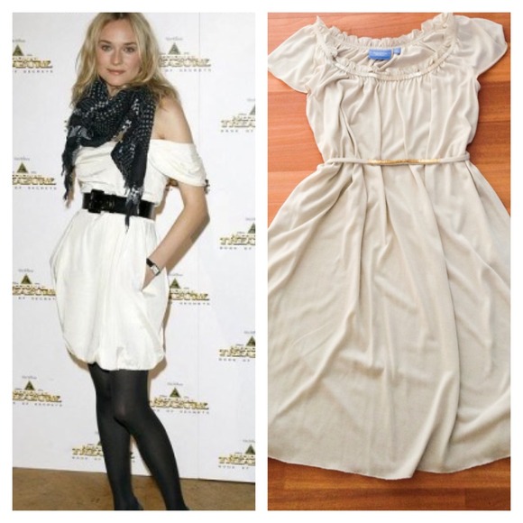 Taupe Vera Wang dress