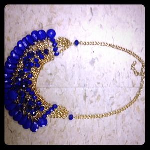 Blue Statement Necklace