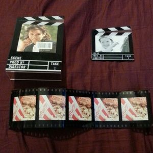 Film reel photo frames