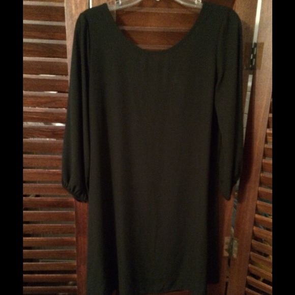 Black mini boutique dress never worn without tags