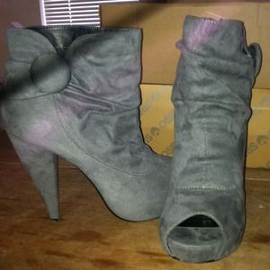 Grey booties
