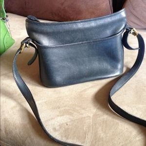 Authentic Coach Leather Crossbody Bag -