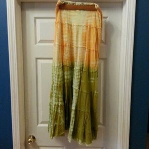 Hippie Ombre skirt
