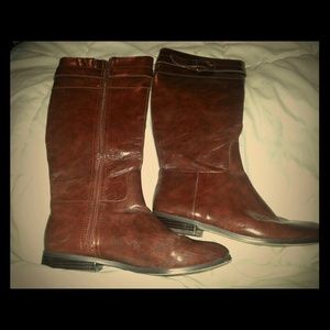 Brown Leather Riding Boots