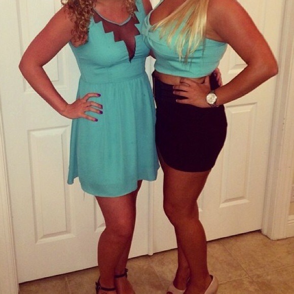 Aqua Dress 💥 PRICE REDUCED 💥 - Picture 3 of 3