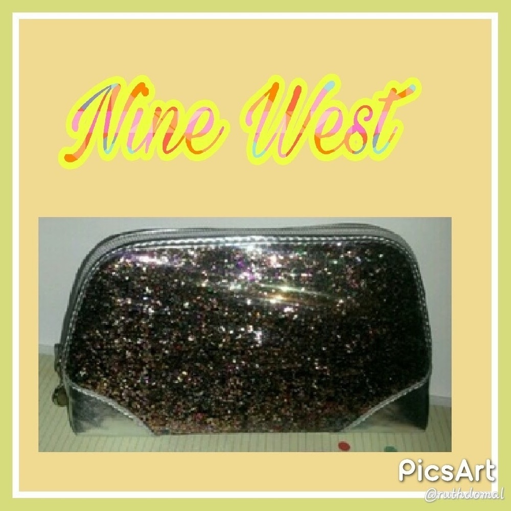 9 WEST" CLUTCH/COSMETIC BAG-NEW