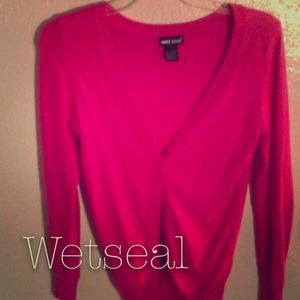 Wet Seal Sweaters - Hot pink cardigan Wet Seal Sweaters - Hot pink cardigan