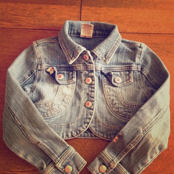 Toddler Denim bolero jacket