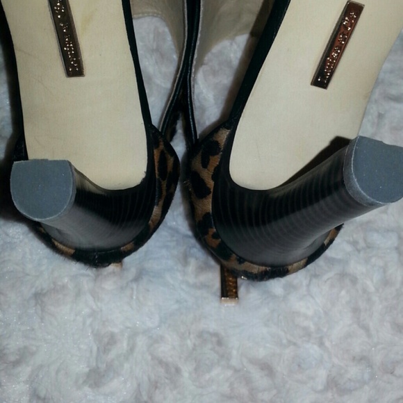 Louise et Cie "Olivia" Leopard Brown Ankle Boot - Picture 3 of 4