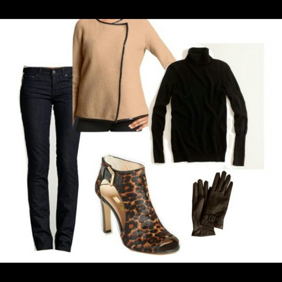 Louise et Cie "Olivia" Leopard Brown Ankle Boot - Picture 1 of 4