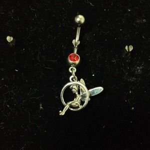 Tinker Bell belly button ring
