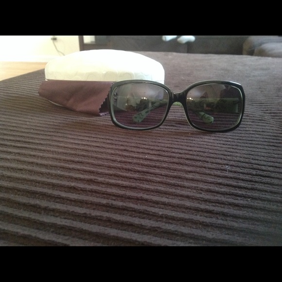 Authentic coach black ginger glasses