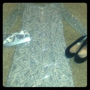 !REDUCED! Dazzling silver cocktail dress