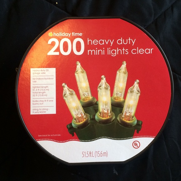 200 mini clear lights