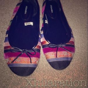 Shoes - Multi-fabric Ballet Flats Shoes - Multi-fabric Ballet Flats