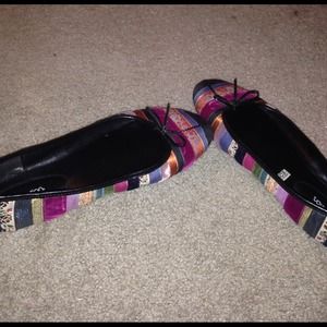 Shoes - Multi-fabric Ballet Flats Shoes - Multi-fabric Ballet Flats
