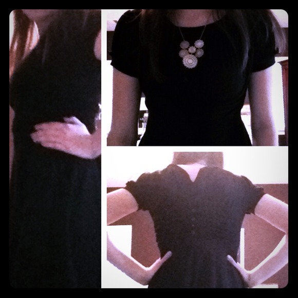 Black cocktail dress
