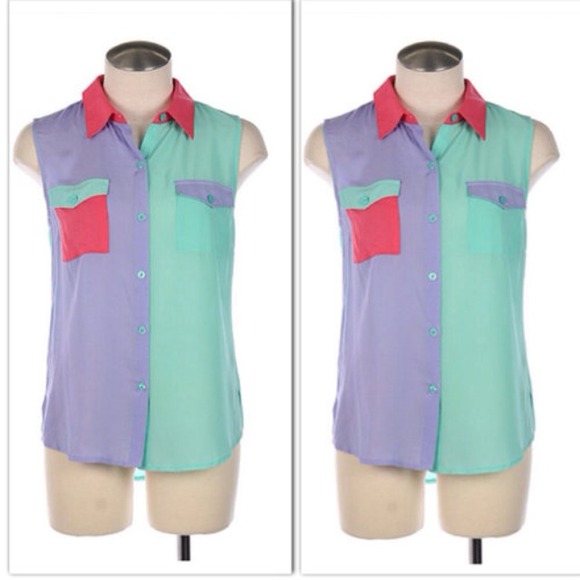 Pastel colorblock