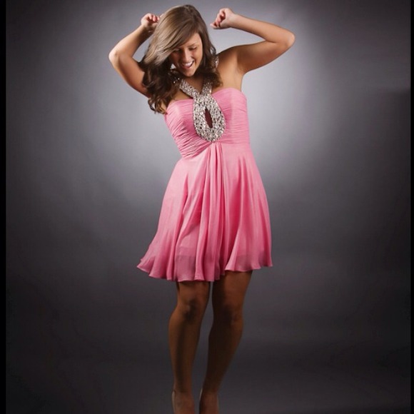 Pink homecoming dress