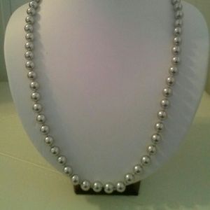 Knotted Pearl Necklace