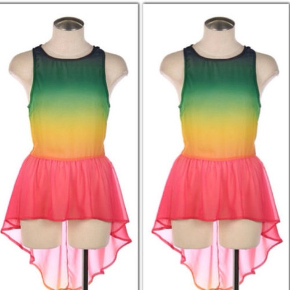 Garden ombre hi low top