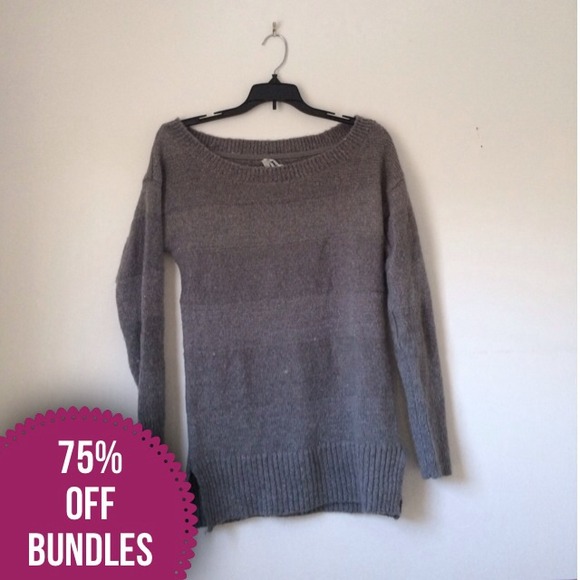 Boat neck sweater