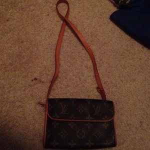 L V party purse