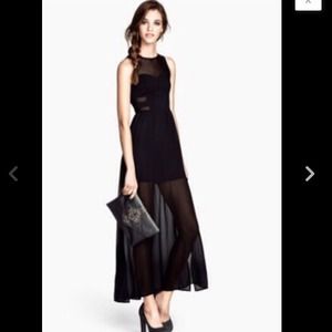 H&M Dresses - H&M Black and Sheer Maxi H&M Dresses - H&M Black and Sheer Maxi