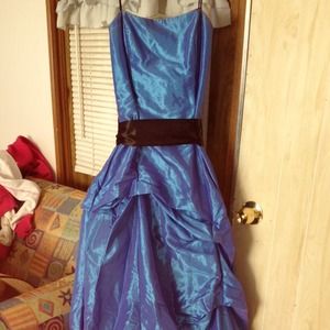 Blue Ball Gown