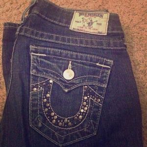 🚨hold🚨True Religion w/ diamond back pockets